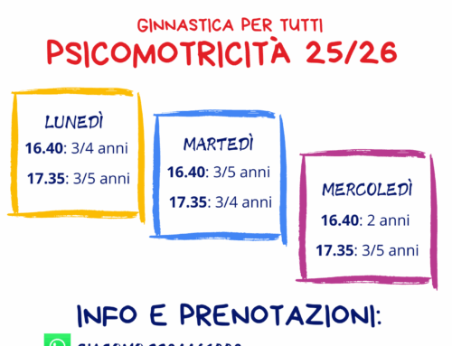 Orari psicomotricità 2025/26